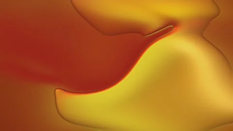 Orange liquid gradient. Orange background. Smooth flowing molten color Stock Footage 339956762