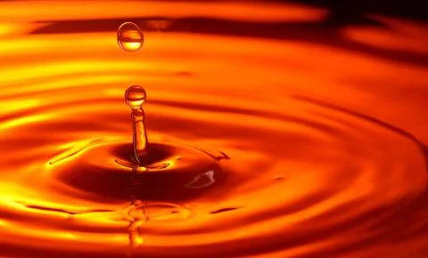 Orange liquid Stock Photos