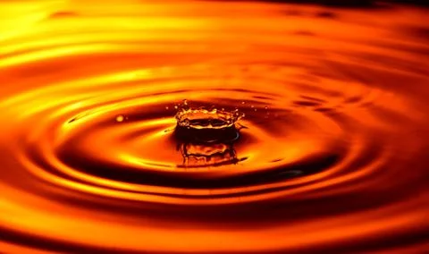 Orange liquid Stock Photos