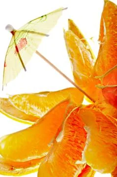 Orange lobule Stock Photos