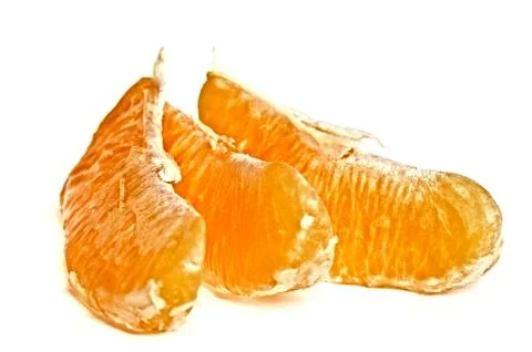 Orange lobules Stock Photos