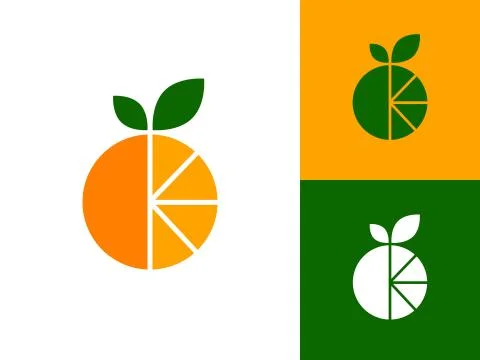 Orange Logo Design Stock Illustration