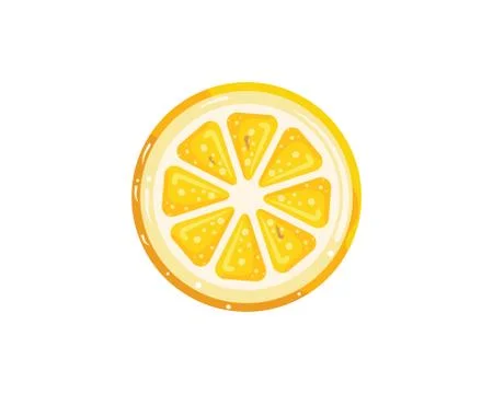 Orange logo design Vector icon illustration Stock Illustration