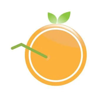 Orange logo Stock Illustration