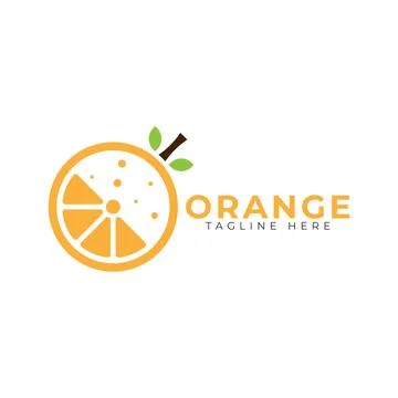 Orange logo Stock Illustration