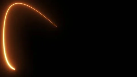 Orange loop infinite logo Stock Footage 131737724