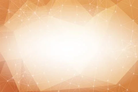 Orange low poly background. Polygonal design pattern. Bright mosaic modern ge 스톡 일러스트