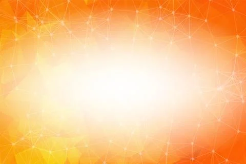 Orange low poly background. Polygonal design pattern. Bright mosaic modern ge イラスト素材