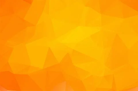 Orange Low poly crystal background. Polygon design pattern. environment green Lo Illustrazione stock