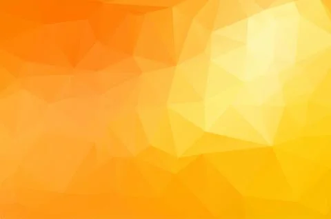 Orange Low poly crystal background. Polygon design pattern. environment green Lo Stockillustratie