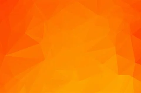 Orange Low poly crystal background. Polygon design pattern. environment green Lo Stock Illustration