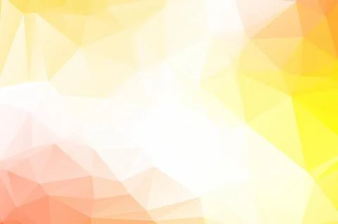 Orange Low poly crystal background. Polygon design pattern. environment green Lo Stock Illustration