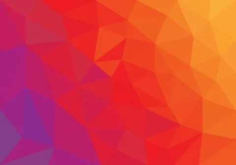 Orange Low Poly Style Abstract 스톡 일러스트
