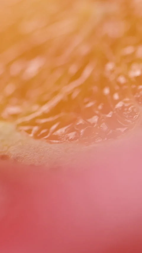 Orange macro juicy citrus texture background 스톡 동영상 332219224