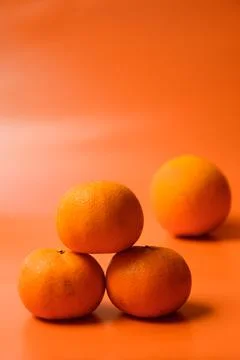 Orange mandarin fresh sweet and sour Stock Photos