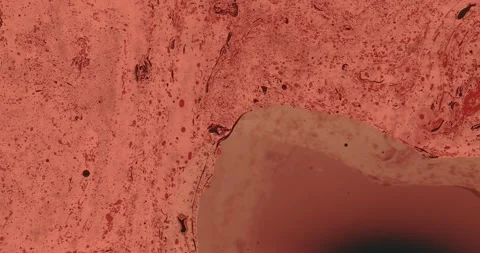 Orange Marble Flowing Texture Stock Footage 228750427