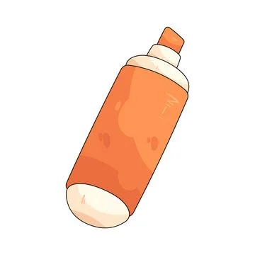 Orange marker Stock Illustration