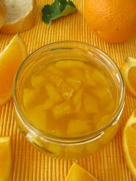 Orange marmalade Stock Photos