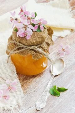 Orange marmalade Stock Photos