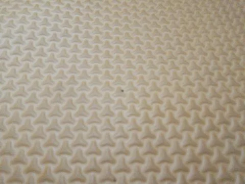 Orange mat pad Foto stock