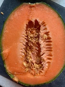 Orange melon Stock Photos