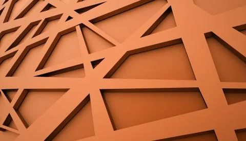 Orange mesh background rendered Stock Illustration