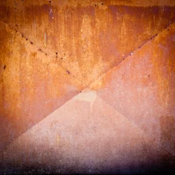 Orange metal texture Stock Photos