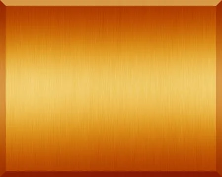 Orange Metallic Plate Stock Illustration