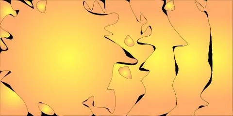 Orange Metallic Smooth Background Stock-Illustration