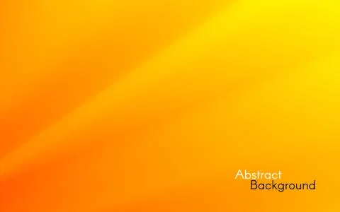 Orange minimal background. Yellow waves concept. Smooth orange lines Illustrazione stock