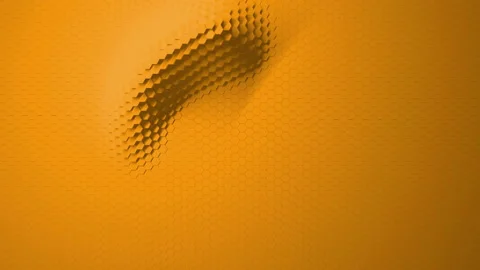 Orange minimalism. Loading circle icon animation. A mosaic surface with moving h Stock Footage 157224785