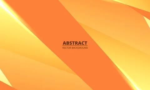 Orange modern abstract background with diagonal geometric shapes. Stock Illustration