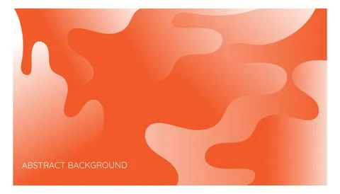 Orange Modern Gradient Abstract Background 库存插图