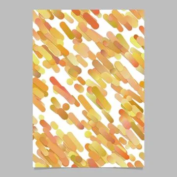 Orange modern gradient diagonal rounded stripe pattern brochure background Illustrazione stock