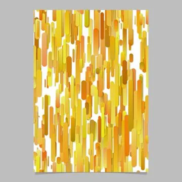 Orange modern vertical gradient stripe pattern flyer background template Stock Illustration