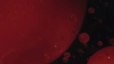 Orange Molten Wax Bubbles Stock Footage 84095913