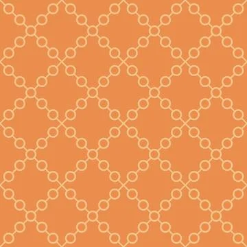 Orange monochrome boho zig zag                Stock Illustration