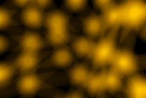 Orange motion blurred Molecular geometric chaos abstract structure. Science t Stock Illustration