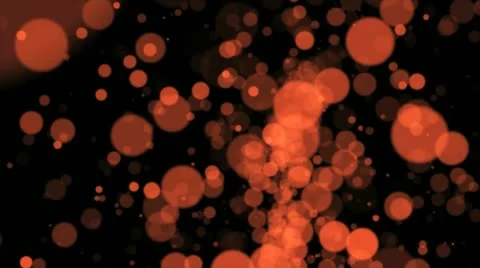 Orange motion bokeh field Stock Footage 18174181
