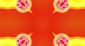 Orange motion mosaic, loop HD HD Footage
