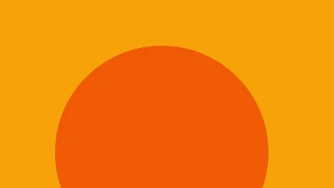 Orange multiply circle seamless looped 4K video animated background Stock Footage 161115261