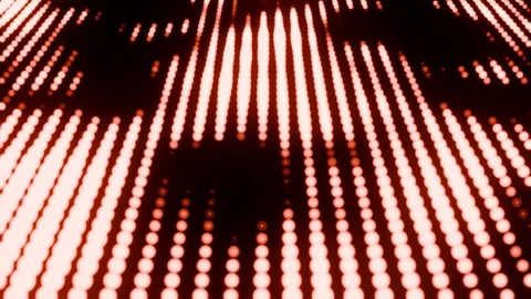 Orange neon equalizer spheres lines VJ loop background animation background0 Stock Footage 328351112