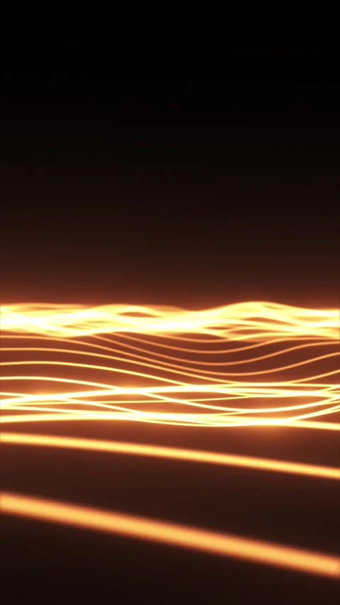 Orange Neon Lines Stock Footage 317263747