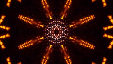 Orange Neon Motion Background Vj Loop. Infinitely looped animation. Stock Footage 193718124