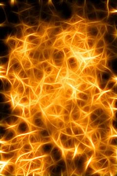 Orange network Stock Illustration