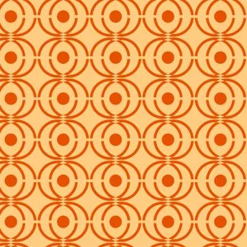 Orange Nice Pattern Design Template 库存插图