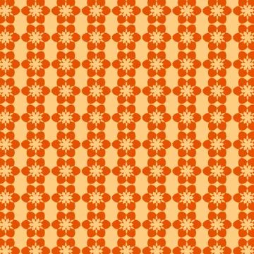 Orange Nice Pattern Design Template Stock Illustration