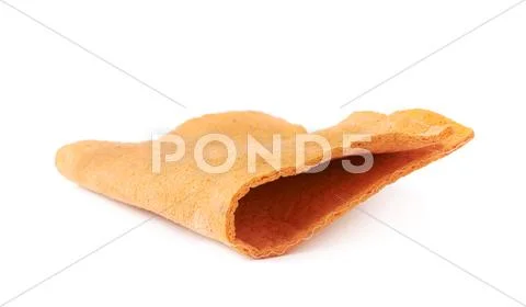 Orange old kitchen cleaning napkin rag over white isolated background Stock Photos