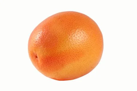 Orange one on white background Stock Photos