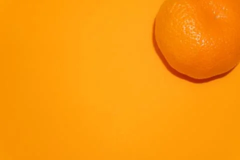 Orange on orange background Foto stock